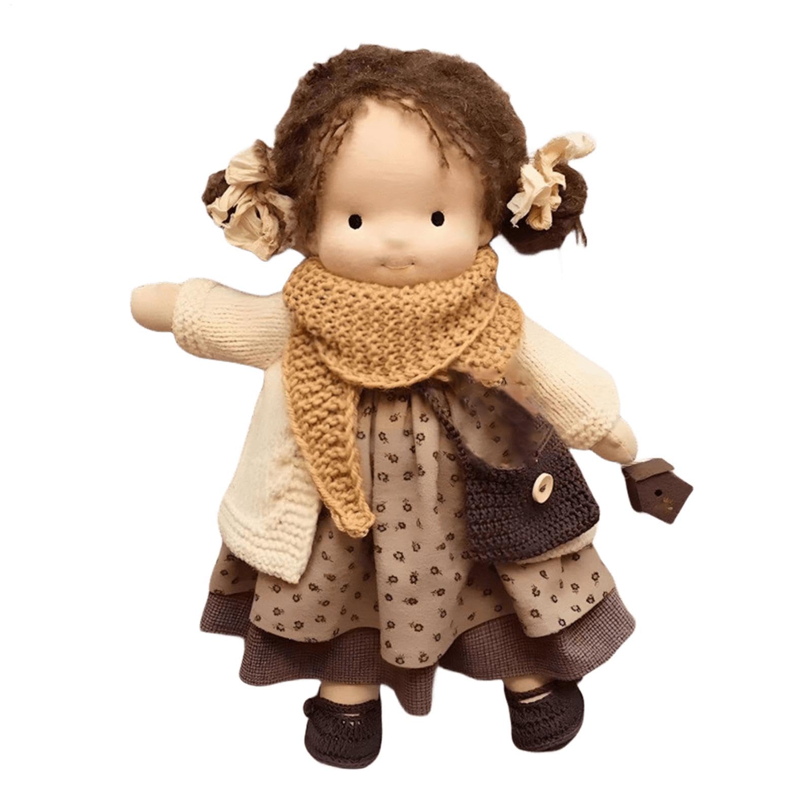 Muñecas Bjd - Muñecas de trapo de peluche portátiles, hechas a mano con ropa, ejercicio de habilidades prácticas, suave y cómodo