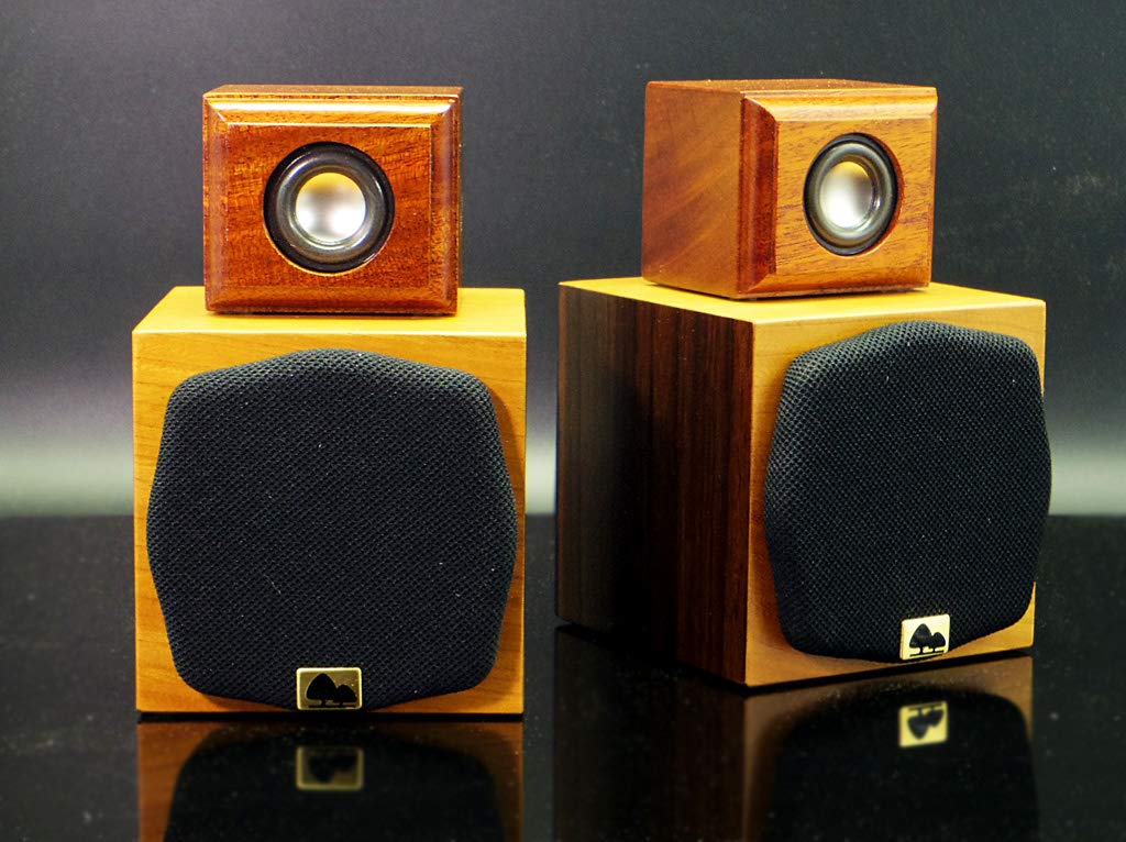 ☆高井工芸☆（Highcraft）超小型オーディオスピーカーHC-TX051 Amazon.co.jp: 高井工芸 ハイクラフト ローズマホガニー材 超