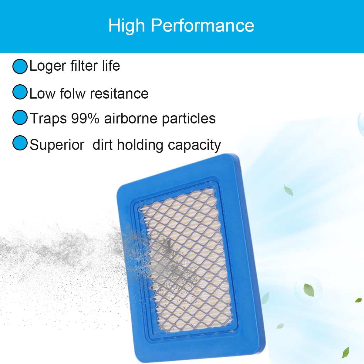 SWNKDG Filtro Aria E Candela 2 Pezzi Per Tosaerba Con Motore - Foto 4