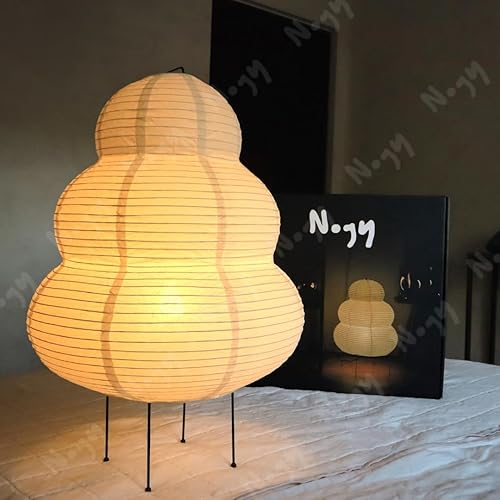 Miniatura 7 de Akari Noguchi Ambient Lighting Lámpara de pie de linterna de papel japonesa • Lámpara de linterna de papel de arroz • Lámpara de pie japonesa