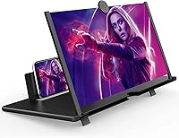 Vista 10 de Lupa de pantalla de 18 pulgadas para teléfono celular, proyector ampliador de pantalla de aumento 3D HD para películas, videos y juegos, soporte