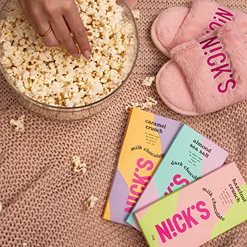 NICKS Keto chocolate block mix pack without added sugar, low carb