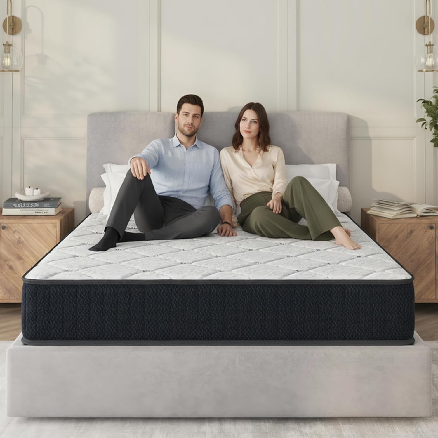 SAYRE SLEEP 10 Inch Queen Hybrid Mattress