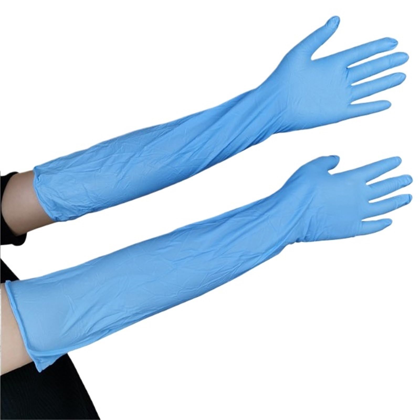 Clean Long Rubber Flexible Waterproof Dishwashi Acid And Alkali Resistant Kitchen No Deformation Tools Nitrile Gloves per cucina, lavaggio stoviglie, bagno(S)
