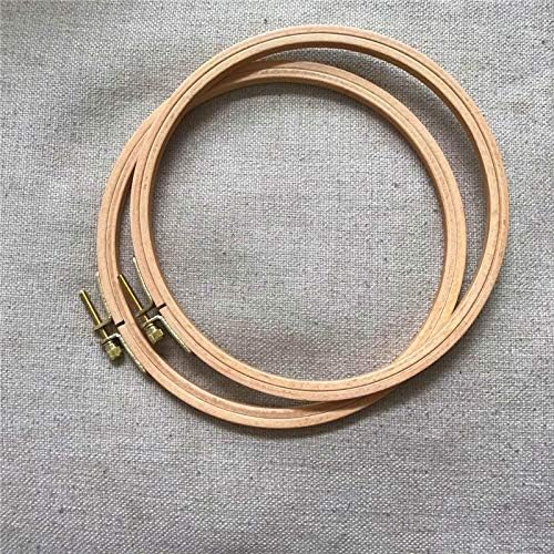 Beech Wood Embroidery Hoops - Small Round Craft Frames for Hand Stitching, Cross Stitch, DIY Art, Natural Wooden Hoops Small Wooden Craft Rings Round Stitching Frames (5pcs, 3 inch)