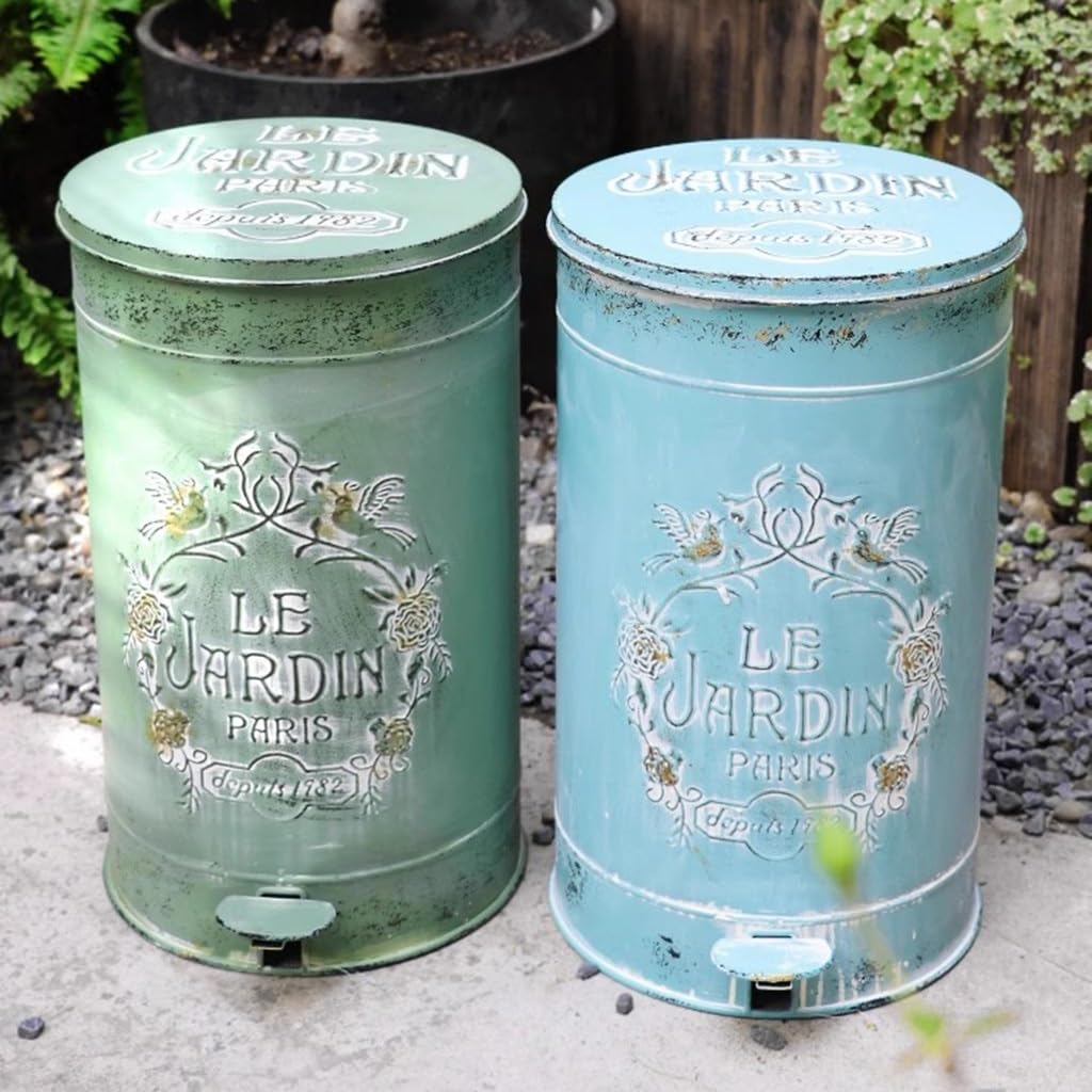 Z&Z Ornamentorum Pattumiera Da Cucina Retrò Con