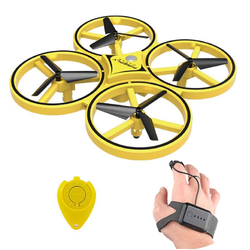Mini Drone for Kids, Rc Quadcopter Aircraft Hand Sensor Hand Control, Throw To Fly, Altitude Hold, 3D Flips Indoor Games Boys Girls Gift Toys