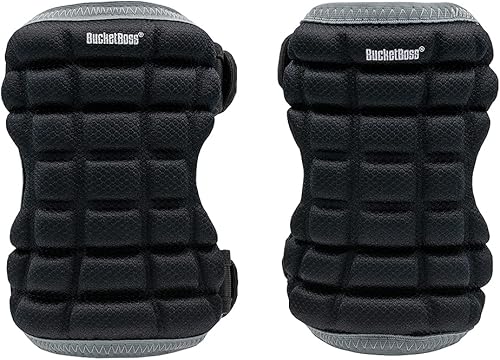 Miniatura 10 de Bucket Boss - Rodilleras de béisbol utilitarias, rodilleras protectoras (BB1), color negro
