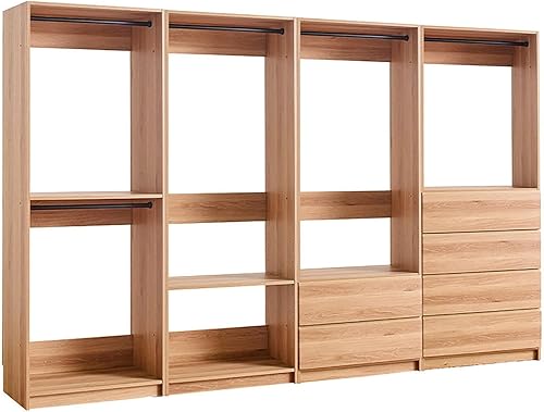 Maykoosh City Sleek Oak - Sistema de armario de madera