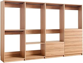 Maykoosh Closet System Organizer - Customizable Walk-in Wardrobe Storage...