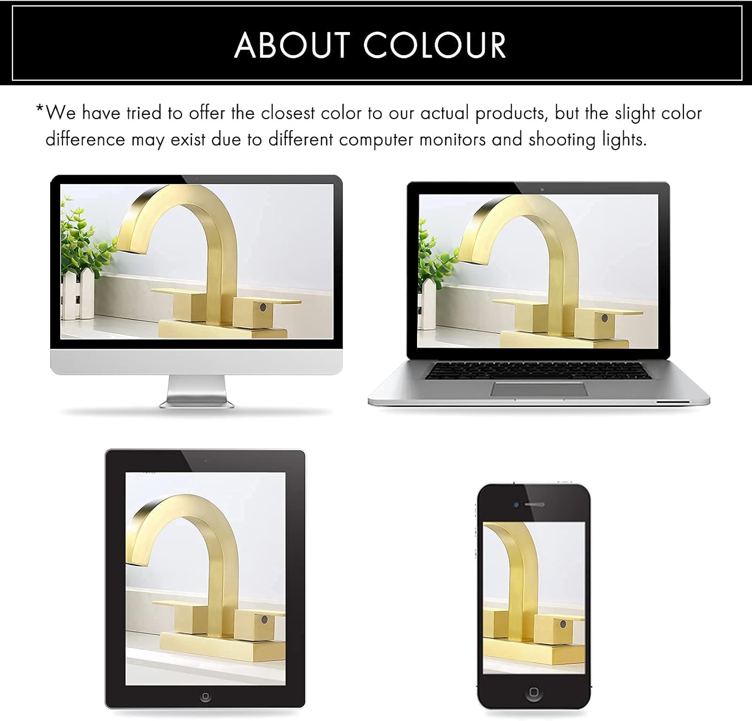 Flash Deals - 80% OFF KES Brushed Brass Bathroom Faucet 4-Inch Centerset Brushed Gold Bathroom Sink Faucet Brass Construction (Supply Hose Included), L4118LF-BZ