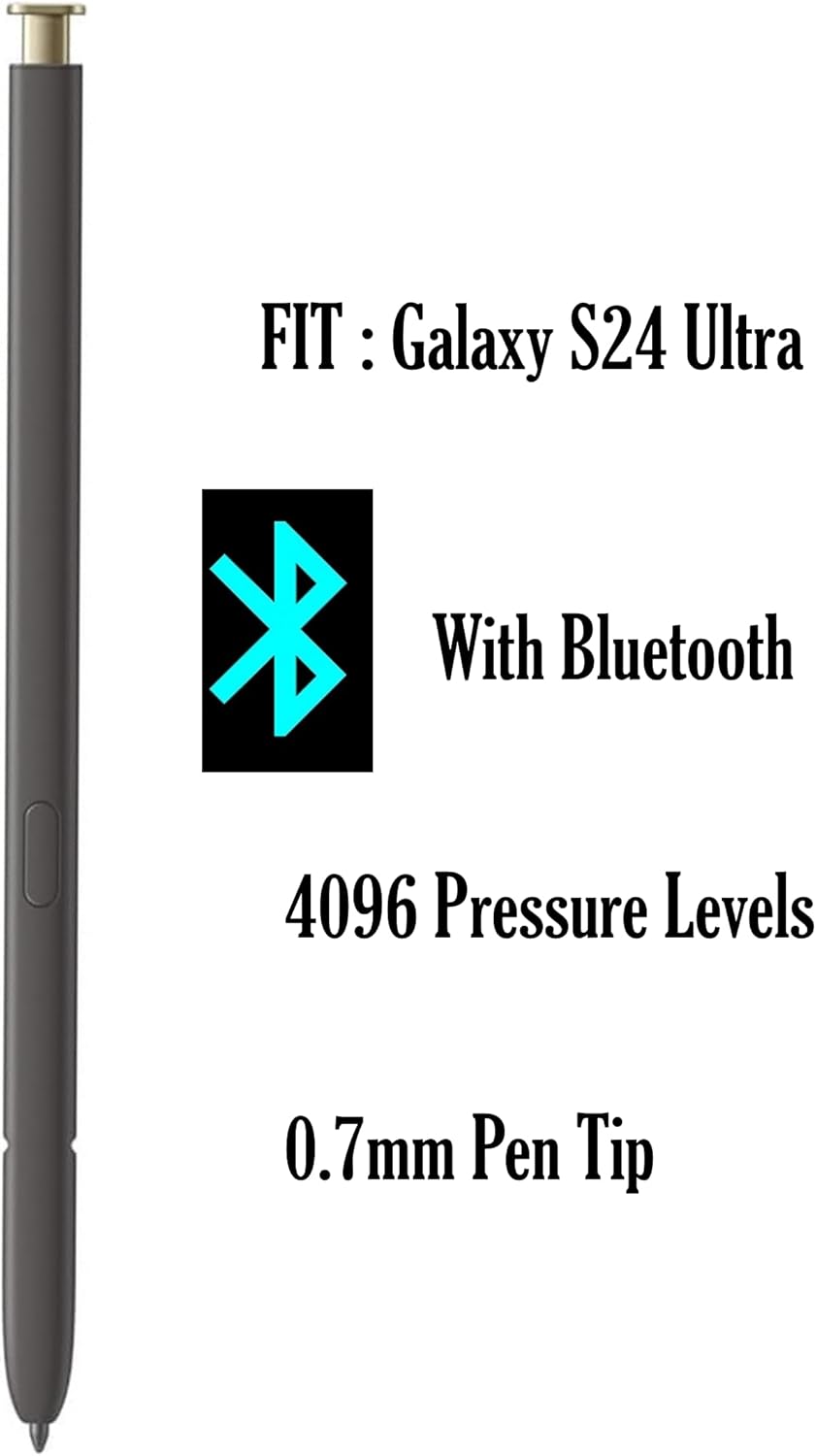Galaxy S24 Ultra S Pen withBluetooth Replacement for Samsung Galaxy S24 Ultra (Yellow)