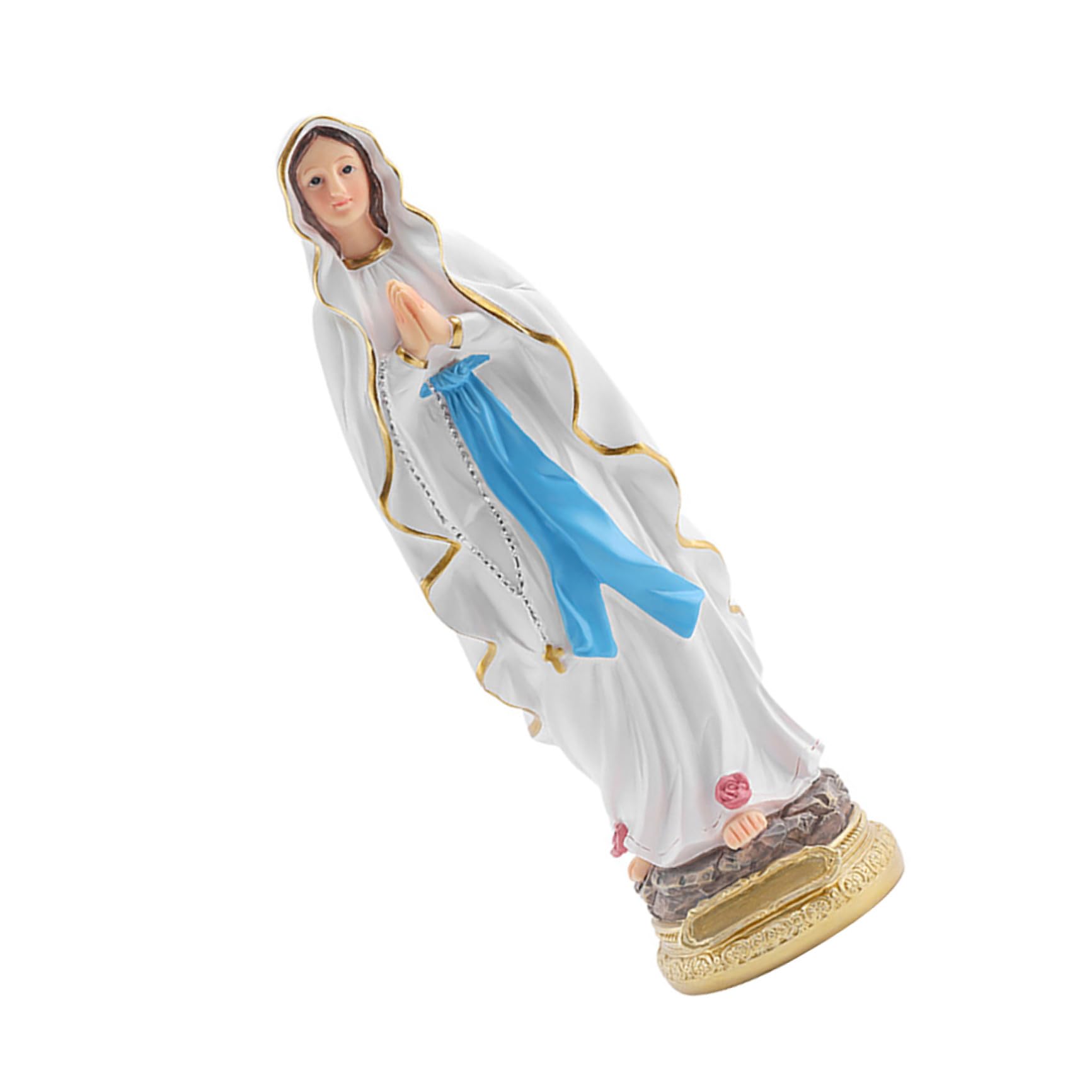 Statue Vierge de Lourdes résine pour créer un coin de prière apaisant à la maison