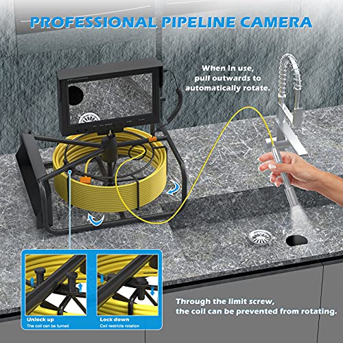 Telecamera per Tubi da 50 Metri con DVR