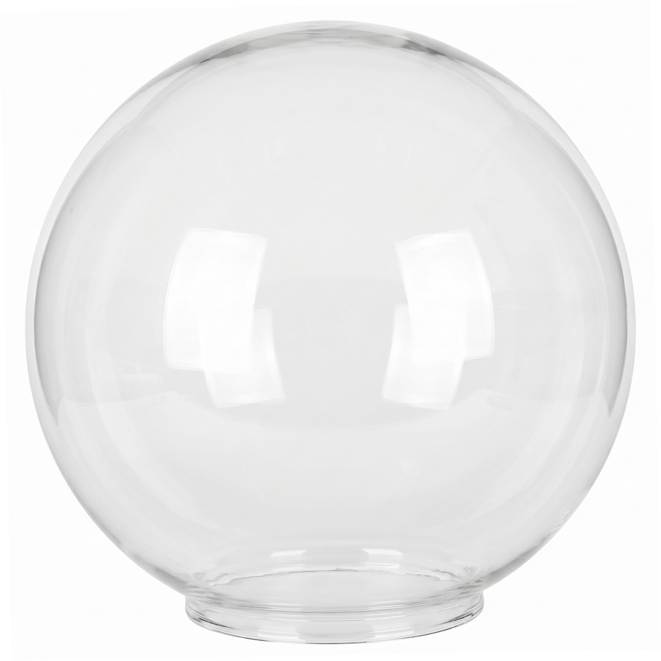 Monetais Glass Globes For Light Fixtures Replacement, Borosilicate Glass Lamp Shade Replacement For Pendant Lights, Transparent, 150mm (70mm Opening) Lamp Shade
