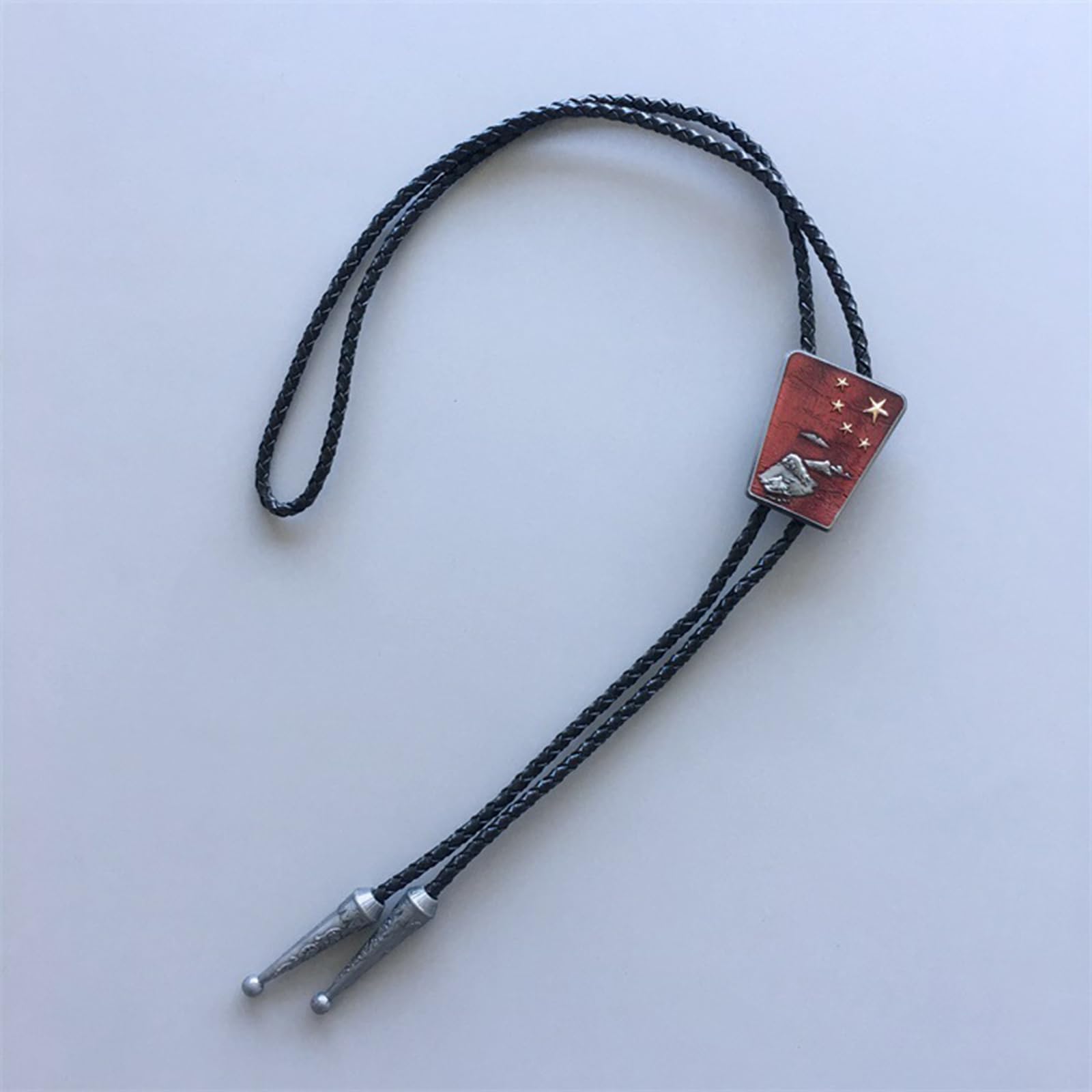 Leder-Krawatte, Halloween-Krawatte, handgefertigt, Western-Krawatte, Western-Krawatte, Westernkleidung, Accessoire, Rodeos