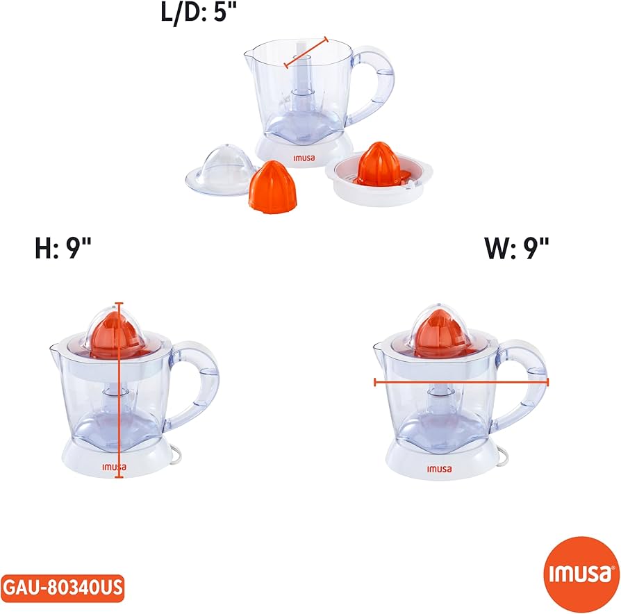 Amazon.com: IMUSA 34oz Electric Citrus Juicer, White : Everything Else