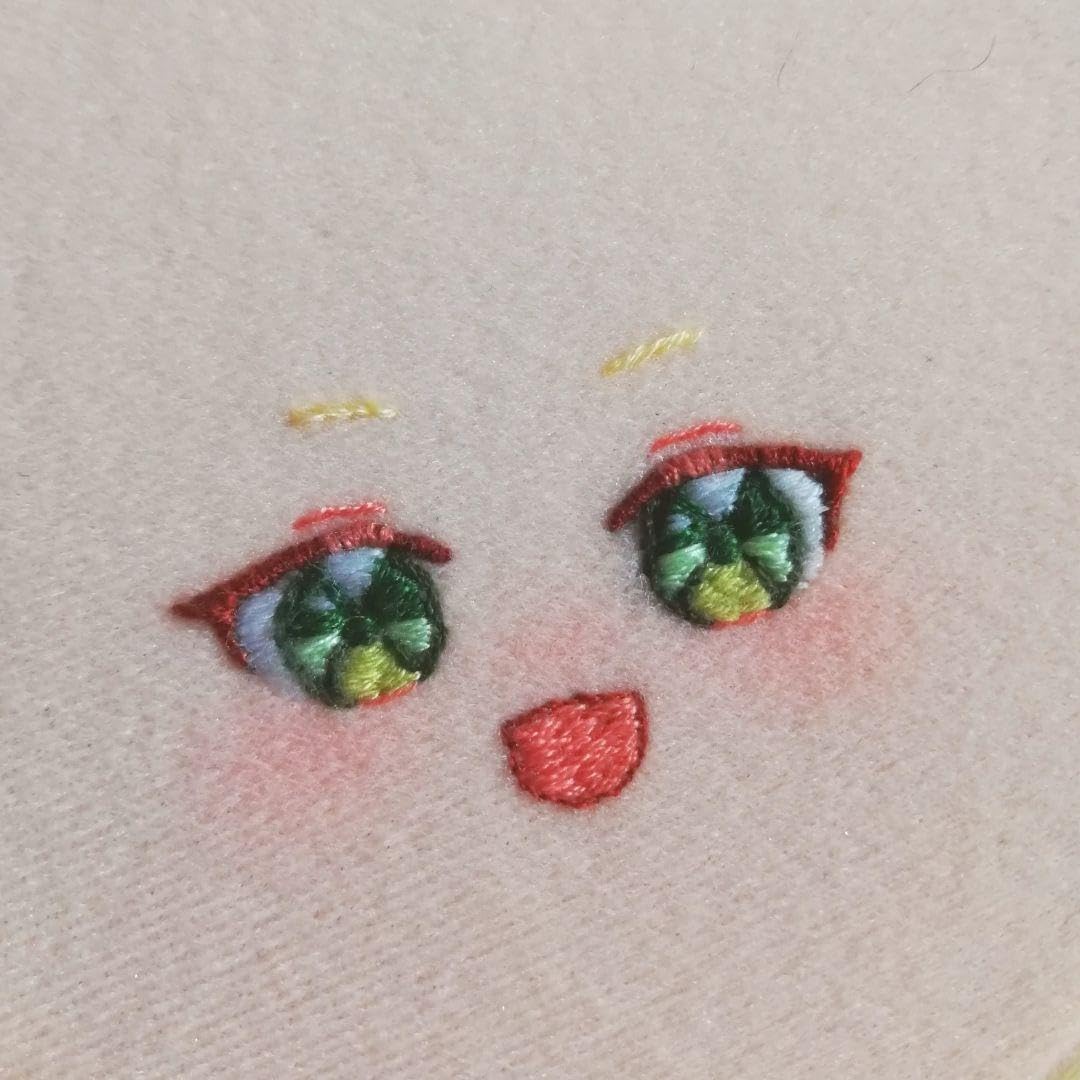 ぬいぐるみオーダー ○お顔刺繍のみ○ Amazon.co.jp: 推しぬい