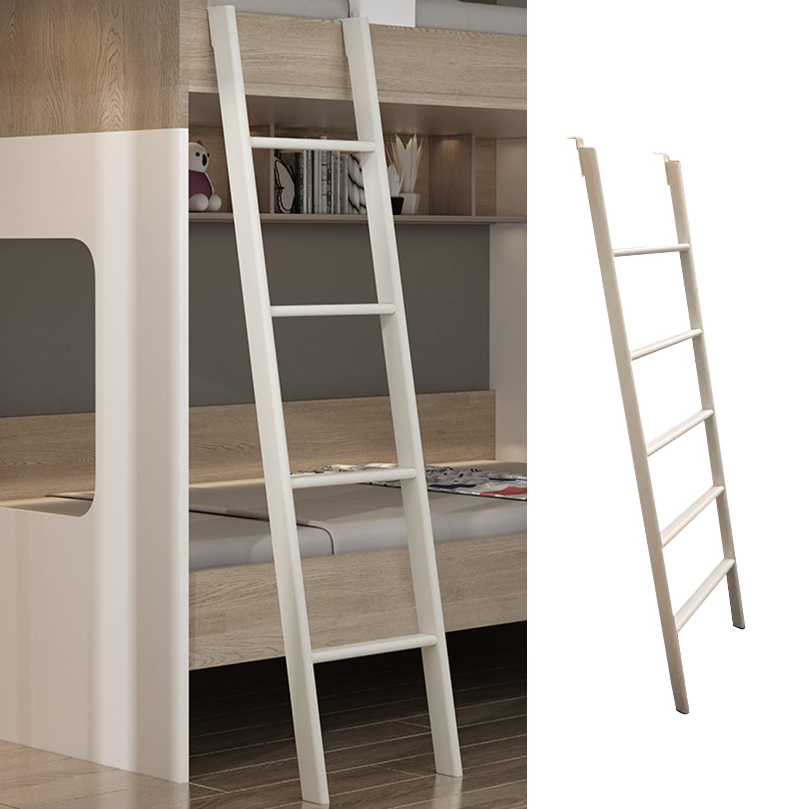 Cuscinetti Per Scaletta Letto A Castello BTSKY - 5 Pezzi Con Cinghie, Antiscivolo - Foto 5