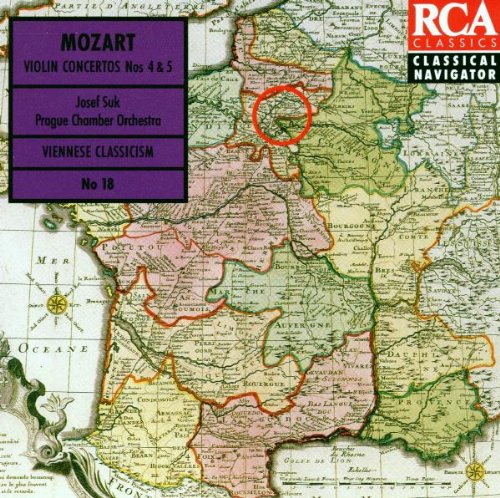 Mozart: Violin Concerto 4 & 5 [Audio CD] Prague Chamber Orchestra, The