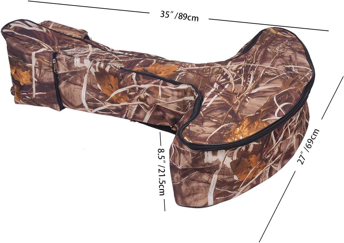 LWANO Crossbow Case Soft Tactical Crossbow Bag with Backpack Straps (Camo, 35" L27 W) : Sports & Outdoors