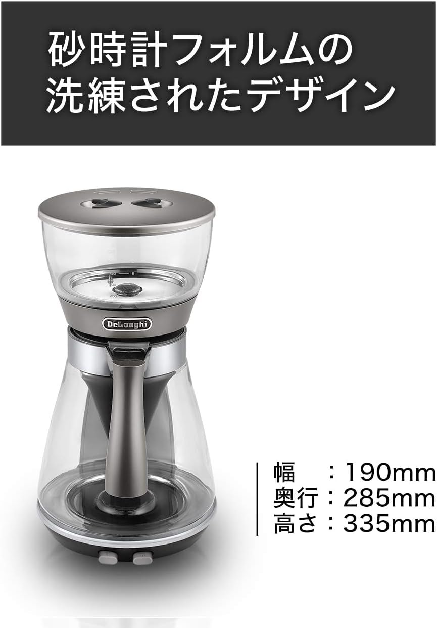 De'Longhi Drip Coffee Maker Clessidra Icm17270J Regular Coffee