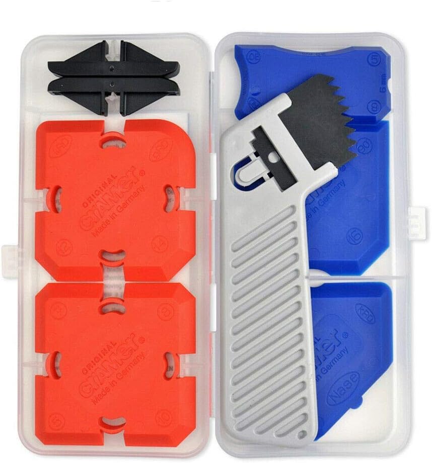 Professional Tilers Kit 7 Pieces, Grouting, Silicone Profiling