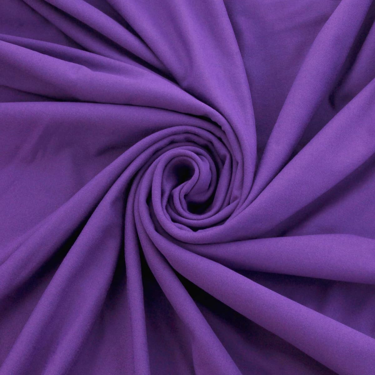 Poplin Fabric for Sewing | Poly Poplin | 100% Polyester | by The Yard | 60" Wide Roll | Arts and Crafts Supply (Purple, 1 Yard)