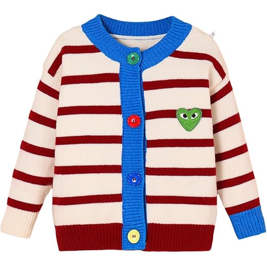 Boys Striped Full Sleeve Sweater