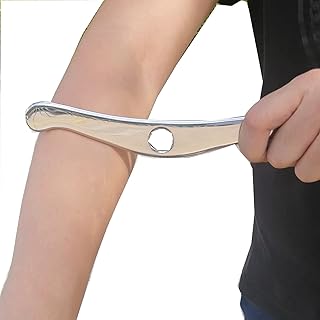 NCCYOOT Gua sha tool gua sha stainless steel iastm tool Gussha massage tool muscle scraping tool for Soft Tissue Therapy and Reduce Arms,Back, Legs, Neck,Shoulder Muscle Pain(L)