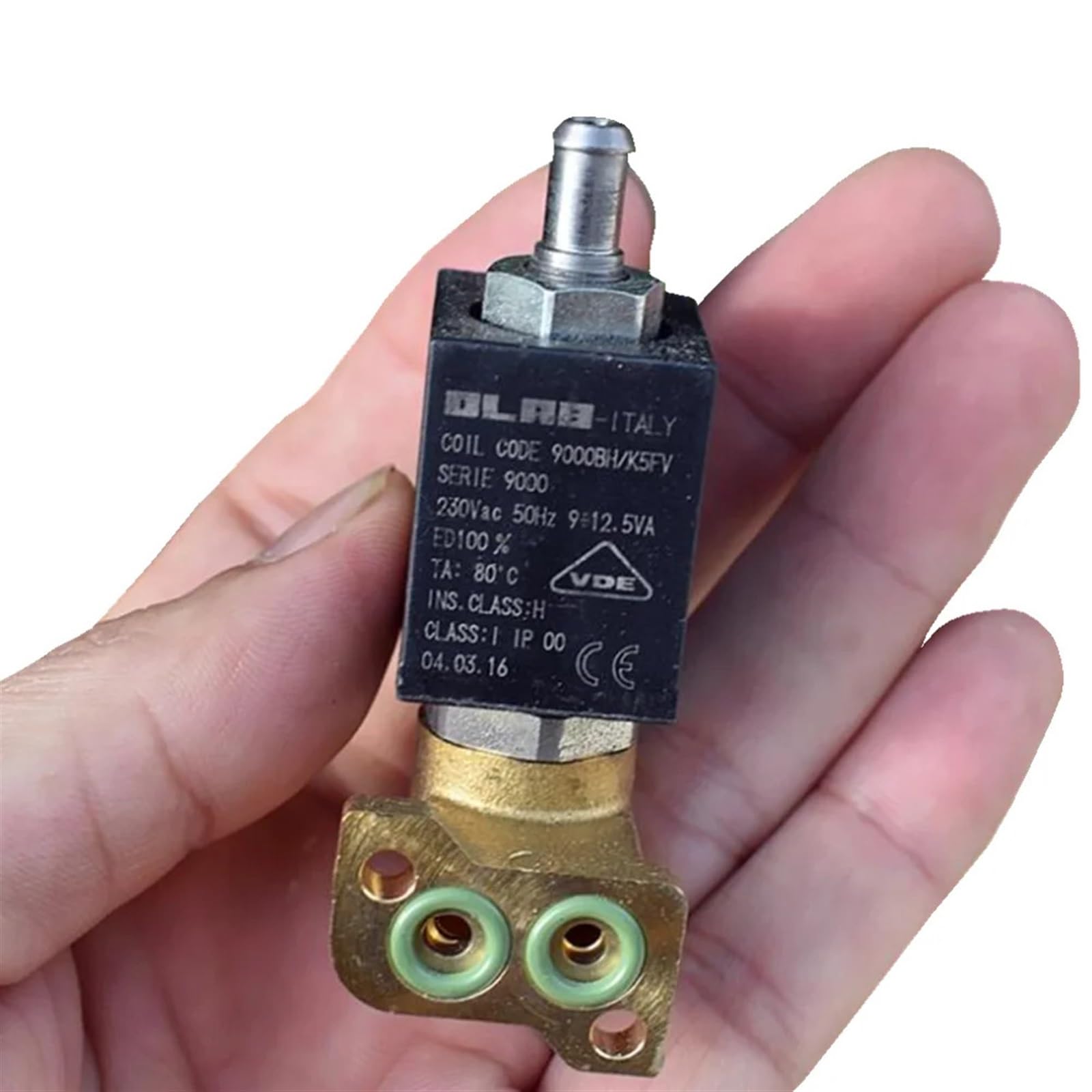 AC 230V 2 Posizioni 3 Vie elettrovalvola elettrica in Ottone 1/8 "" 12,5 W valvola dell'Acqua a Vapore for Macchina da caffè 1,6 MPa