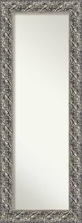 Amanti Art Full Length Mirror | Silver Luxor Mirror Full Length | Solid Wood Full Body Mirror | On The Door Mirror 19.75 x 53.75 in.