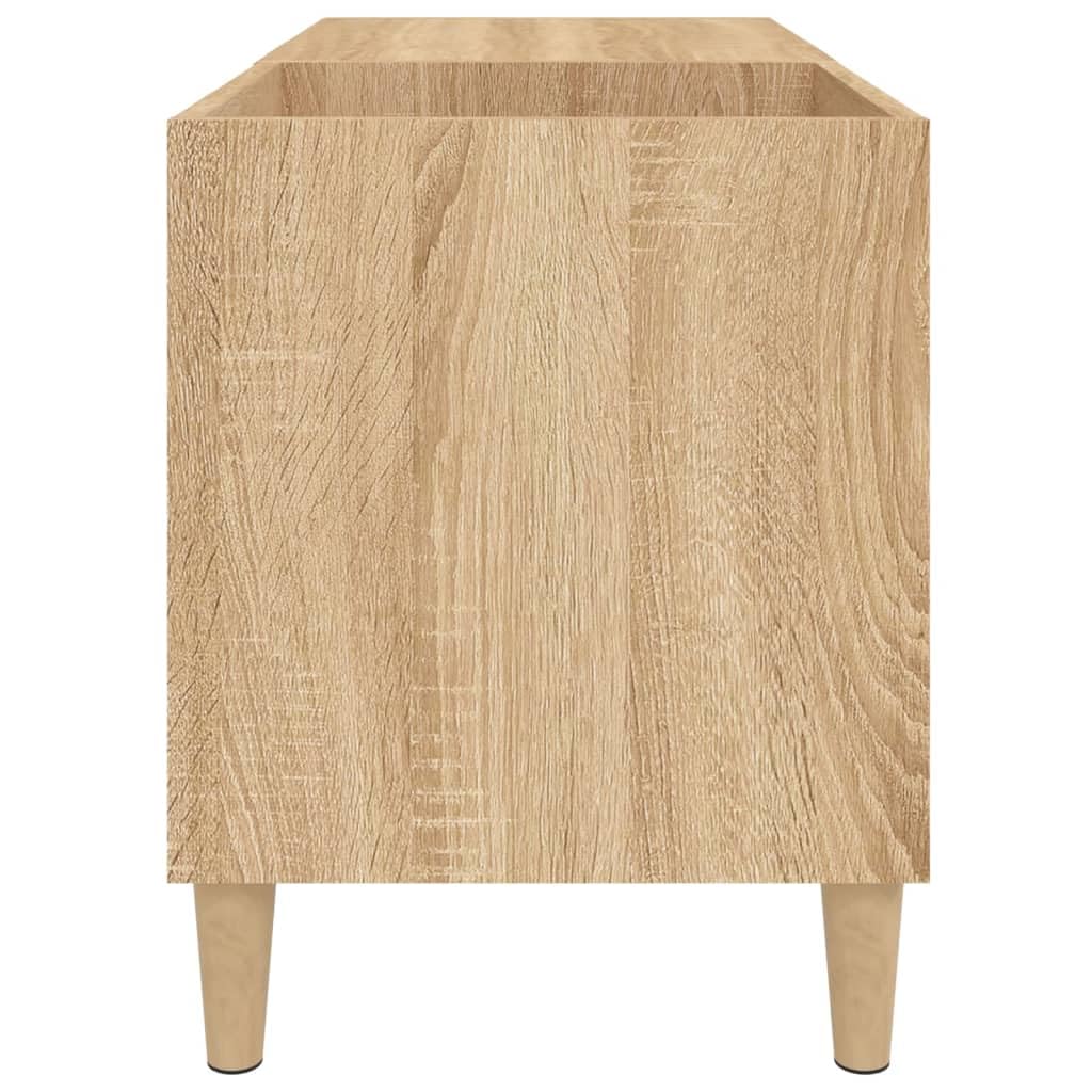 LP nizer - Supporto per giradischi in legno ingegnerizzato con ripiani aperti, tavolo d'accento per soggiorno e camera da letto, LP nizer