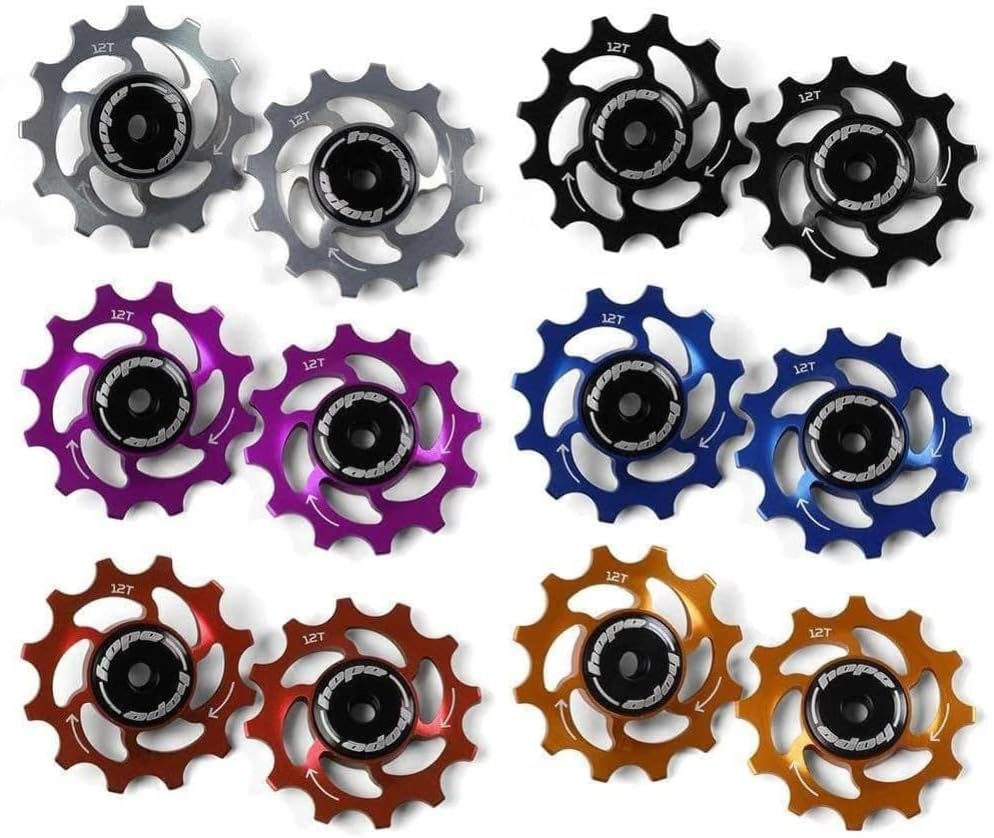 Hope 12 Tooth Jockey Wheels - Pair Black