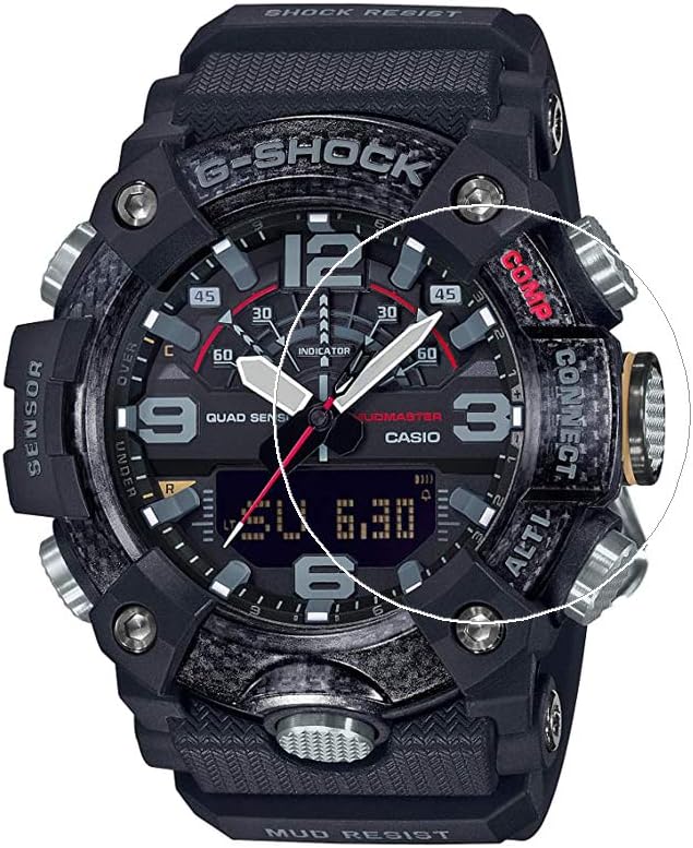 Protector de pantalla para Casio GG-B100, protector de pantalla ultrafino antiarañazos a prueba de explosiones para Casio GG-B100 Crystal Clear (paquete de 3)