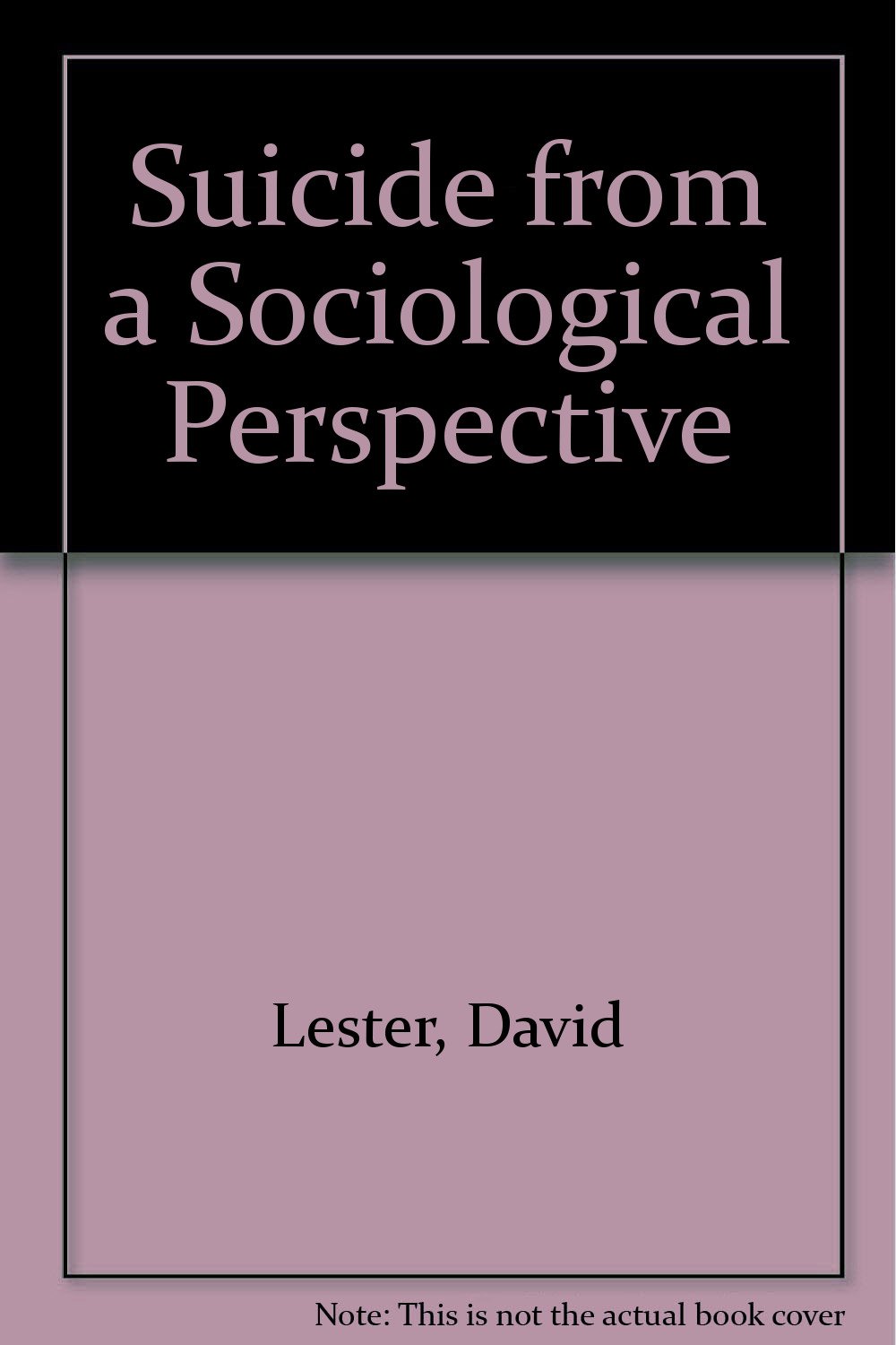 Buy Suicide from a Sociological Perspective — BookShops.in