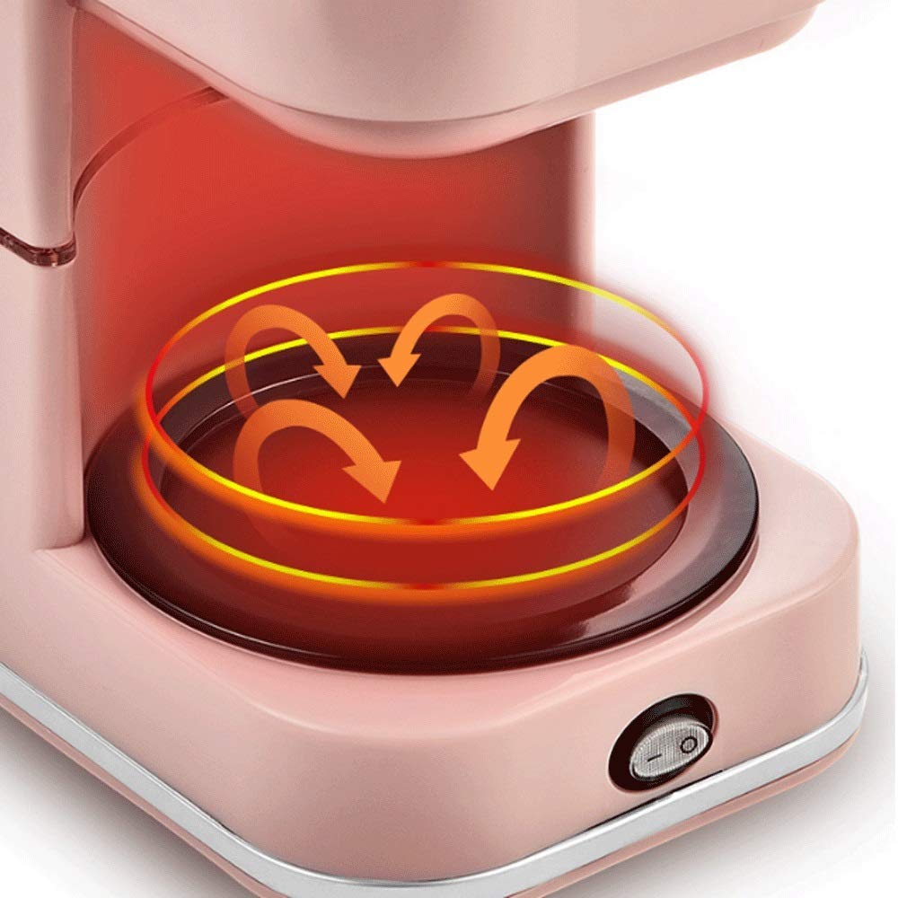 SOVORM Macchine per la caffettiera Macchina da caffè per macinatura completamente automatica da ufficio a casa Macchina per caffè espresso (rosa) The New