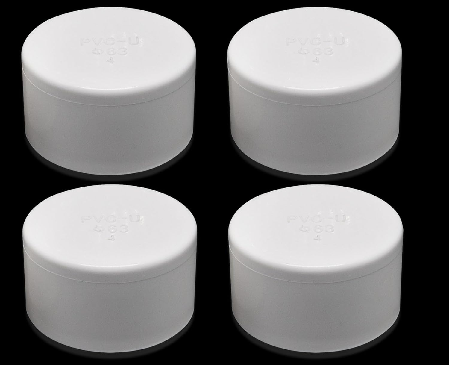 BENLIUDH PVC Pipe End Cap, White PVC Fittings Caps