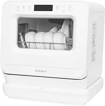 サクラチェッカー】Kuraca 食器洗い乾燥機 食洗機 工事不要 コンパクト 