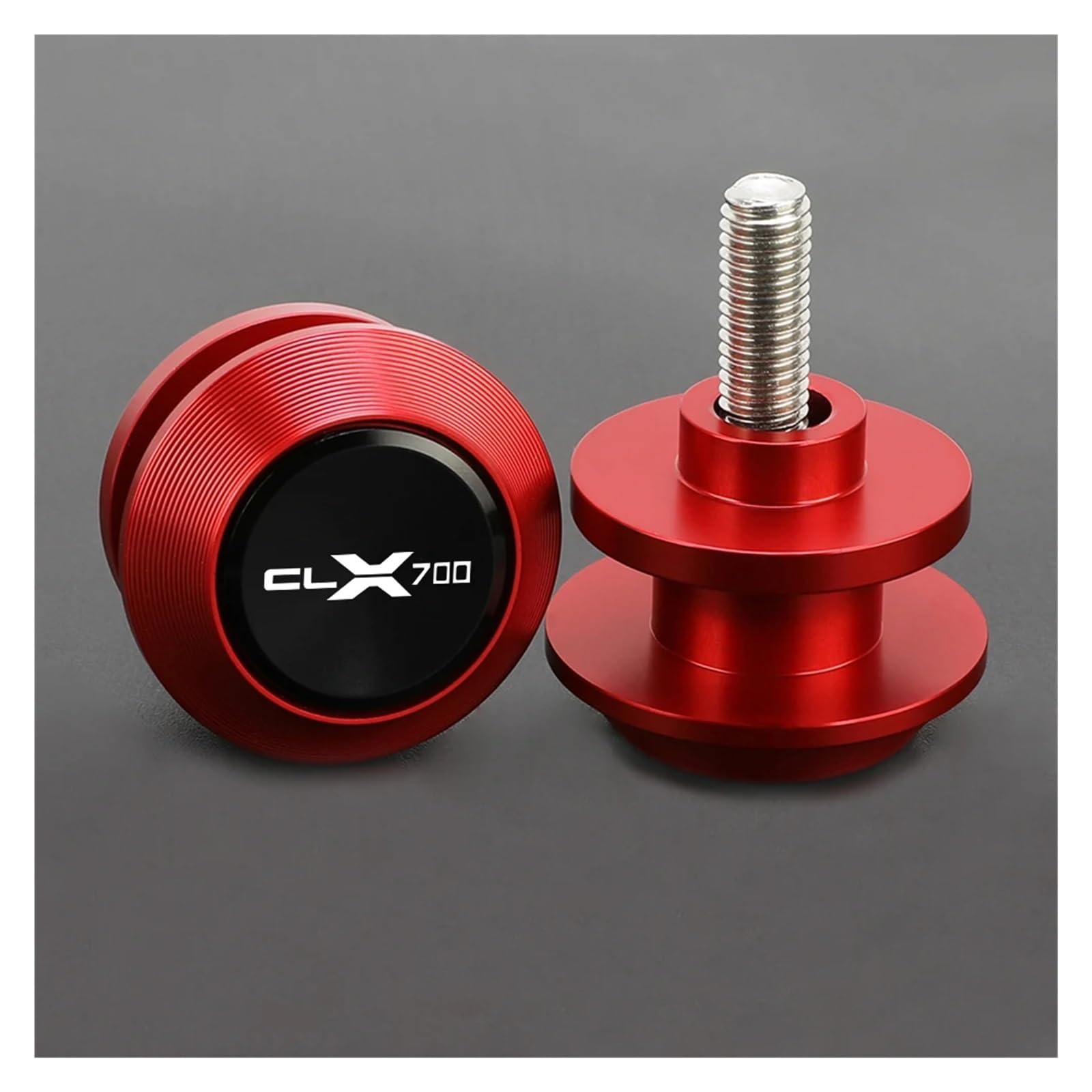 Fsjgbnhokvn 10Mm Red Motorcycle Paddock Stand Spool Sliders For Cfmoto 700Clx 700 Clx Clx700 2023 2022 2021 Motorcycle Cnc Swingarm Sliders Spools 10Mm(10Mm Red)