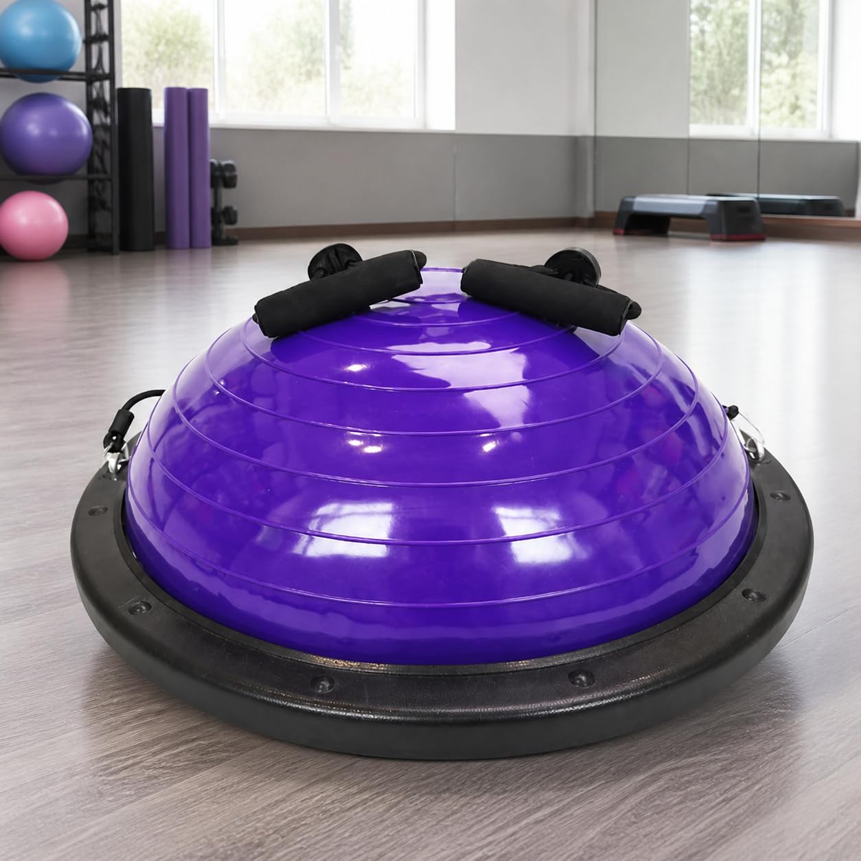 perfeclan Balón Equilibrio Fitness con Disco Estabilidad Reforzado para Sesiones y Ejercicio en Solitario Acuado para Mejorar Coordinación Motora y