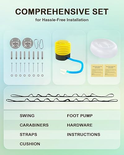 Miniatura 9 de CO-Z - Sillón infantil para colgar en interiores y exteriores, diseño de hamaca