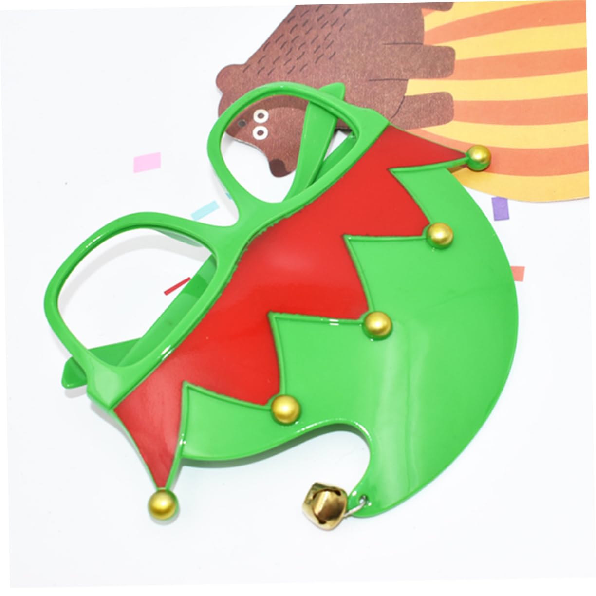 Homoyoyo Christmas Glasses Blue Frame Makeup Glasses Perfect for Birthday Party and Cosplay