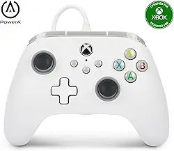 Controle com fio - Power A - para XBOX Série X | S - Branco