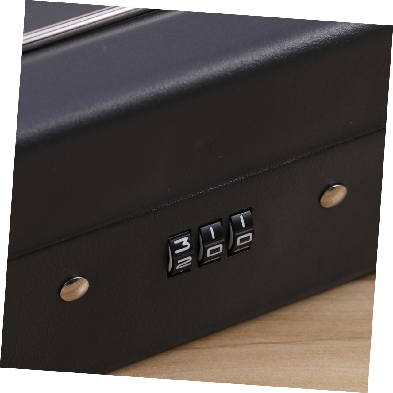 Cassetta Portavalori in Metallo Nero con Combinazione Rinforzata | Design Aggiornato del Codice, Struttura Heavy Duty, per Ristorante e Mercato