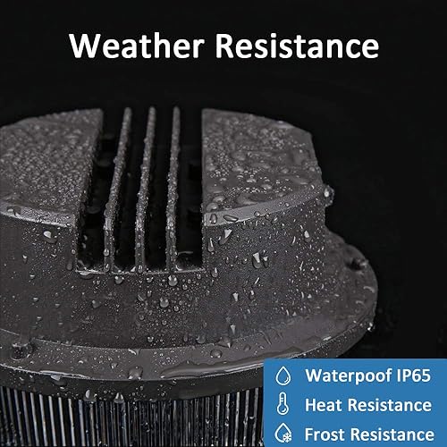 Vista 4 de Luz LED de granero, luz de patio al aire libre del atardecer al amanecer con fotocélula, ultra brillante 5000K luz diurna 7500lm, reemplazo de 500W