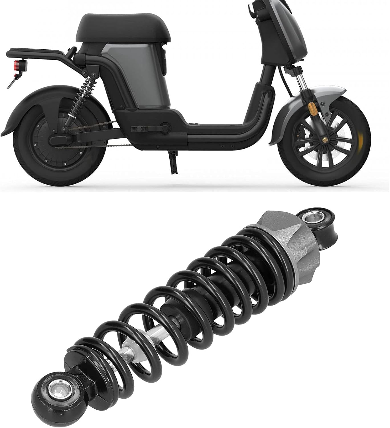 8.3in Motorcycle Shock Absorber Rear Suspension Shock Struts Universal Adjustable Air Shock Absorber for Motorcycle Scooter ATV