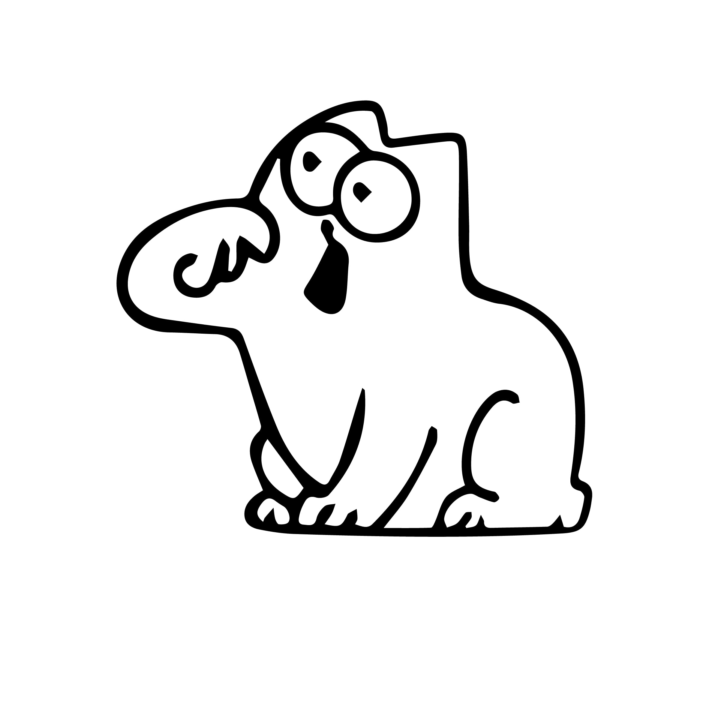 Adesivo Auto GESAR Gatto 10x10 Cm - Vinile Di Alta Qualità Per Auto, Moto E Laptop - Foto 3