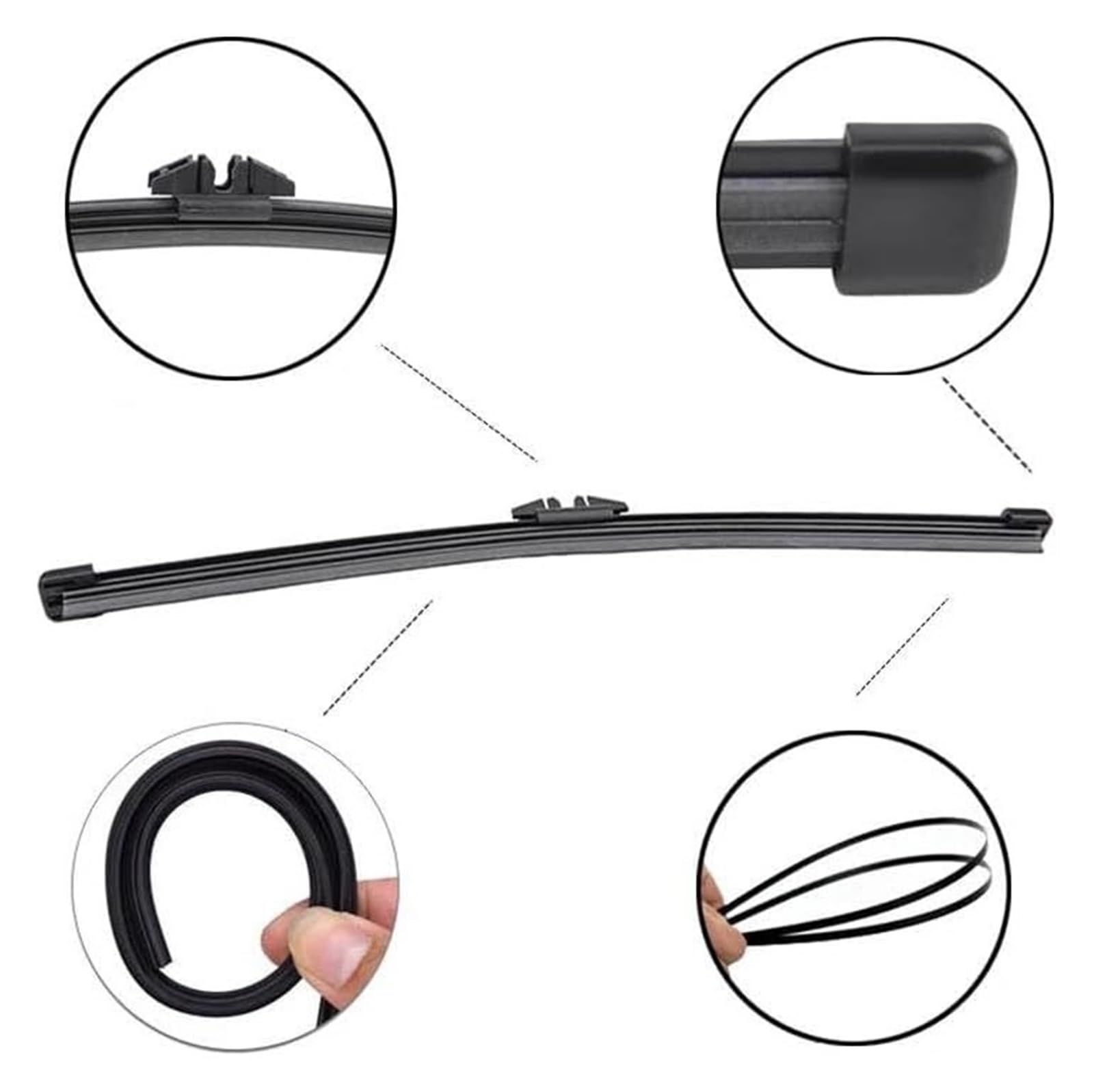 Spazzole Tergicristallo Per Volvo XC90 2007-2014 Parabrezza Spazzole Per Vetri 24 "+22" + 15 "Spazzole Tergicristallo Auto Set Spazzole Tergicristallo Anteriori Posteriori