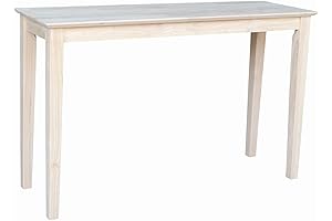 International Concepts Shaker Sofa Table - The Perfect Unfinished Canvas for your Expression